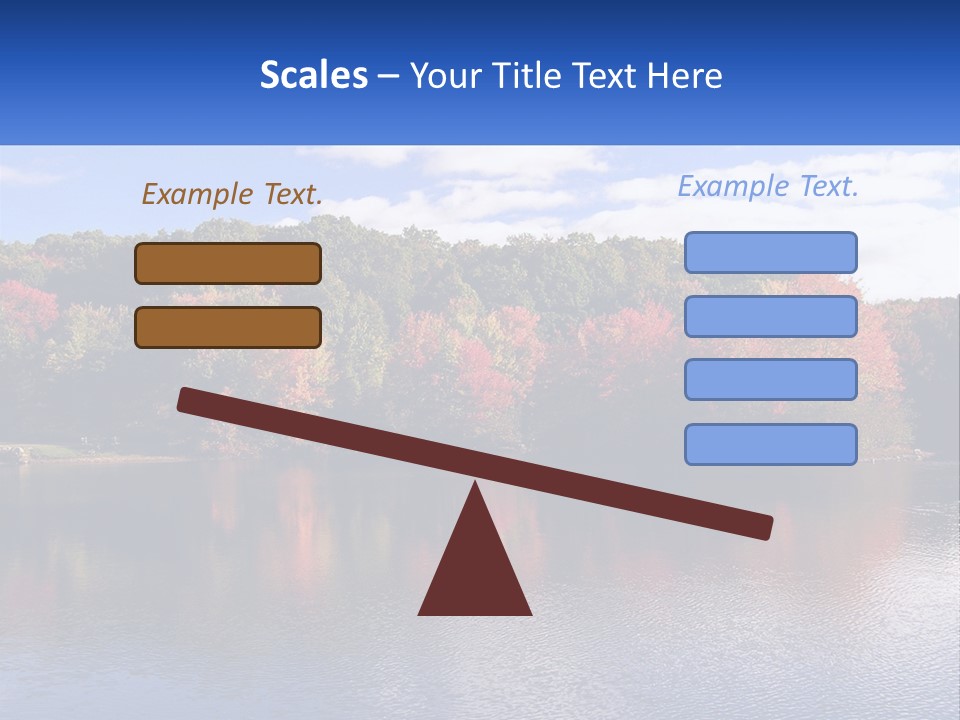 Connecticut Trees Clouds PowerPoint Template
