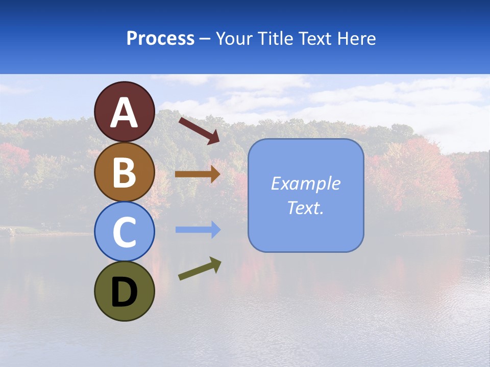 Connecticut Trees Clouds PowerPoint Template