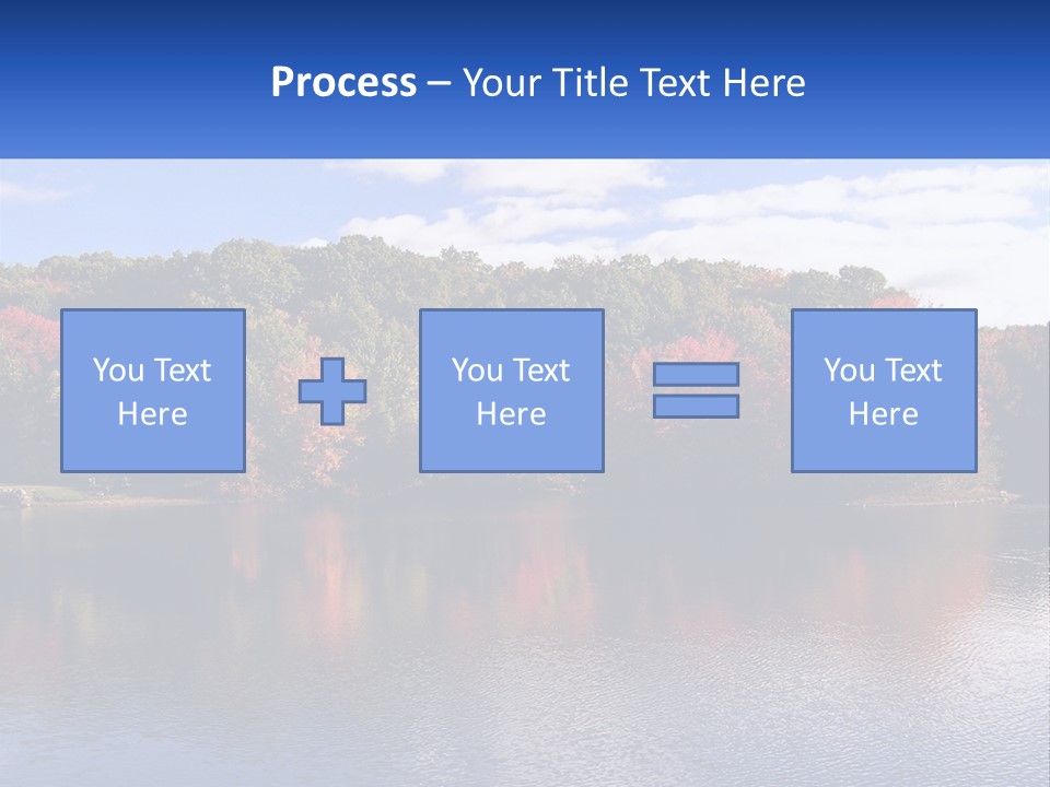 Connecticut Trees Clouds PowerPoint Template