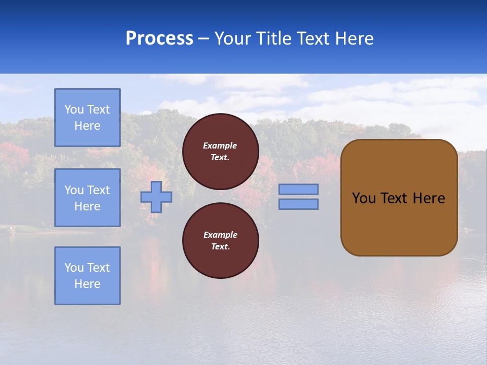 Connecticut Trees Clouds PowerPoint Template