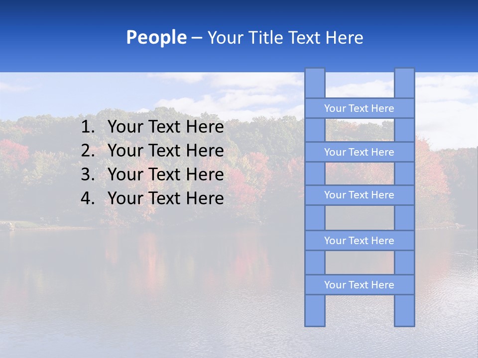 Connecticut Trees Clouds PowerPoint Template