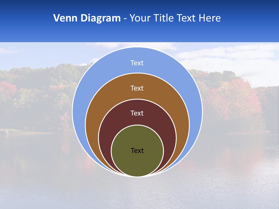 Connecticut Trees Clouds PowerPoint Template