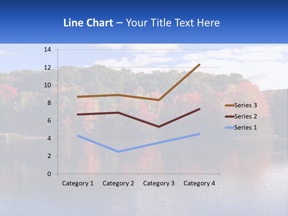 Connecticut Trees Clouds PowerPoint Template