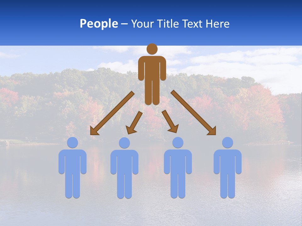 Connecticut Trees Clouds PowerPoint Template