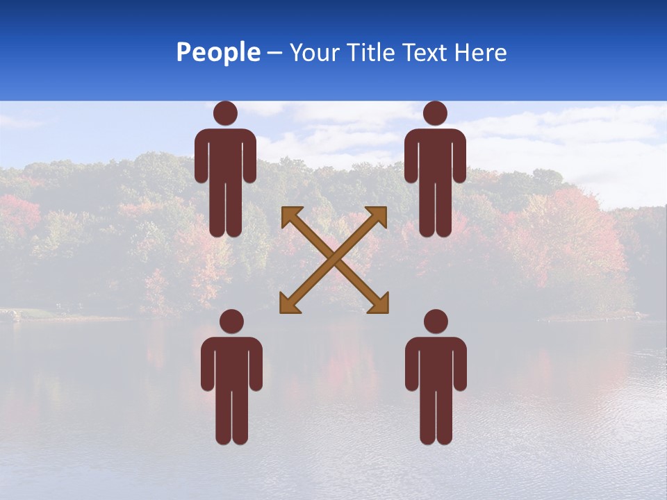 Connecticut Trees Clouds PowerPoint Template