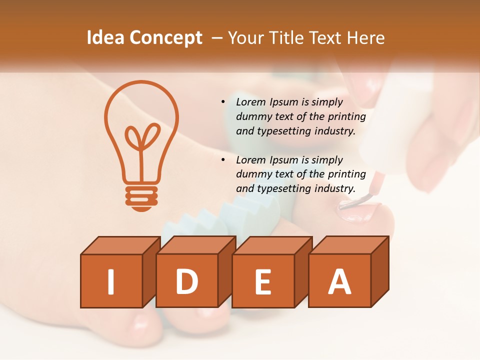 Cosmetics Recreation Wellbeing PowerPoint Template