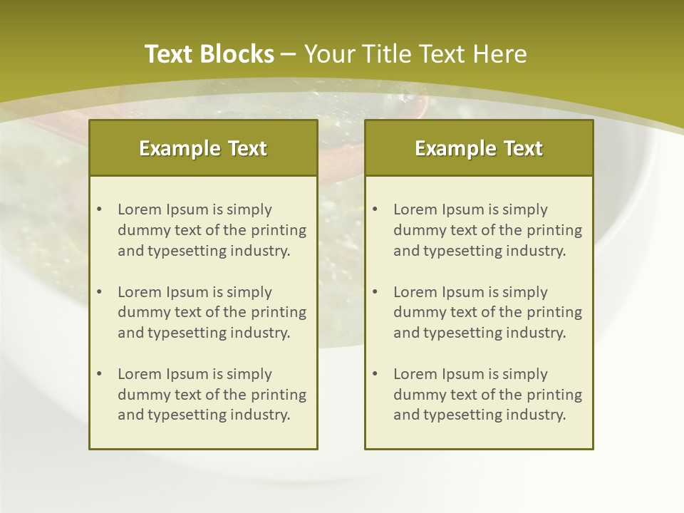 Broth Portuguese Cuisine PowerPoint Template