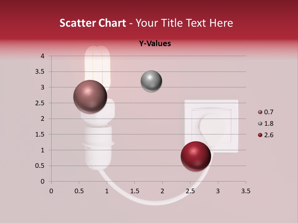 Electricity Energy Red PowerPoint Template