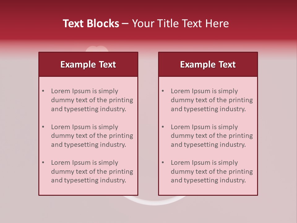 Electricity Energy Red PowerPoint Template