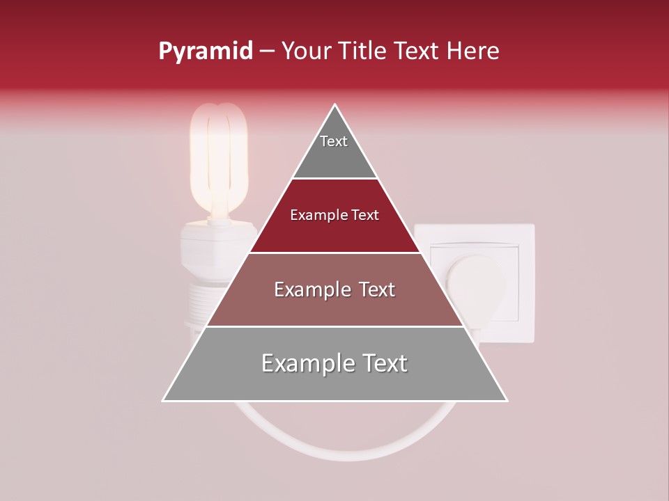 Electricity Energy Red PowerPoint Template