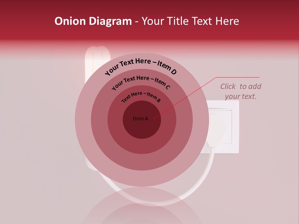 Electricity Energy Red PowerPoint Template