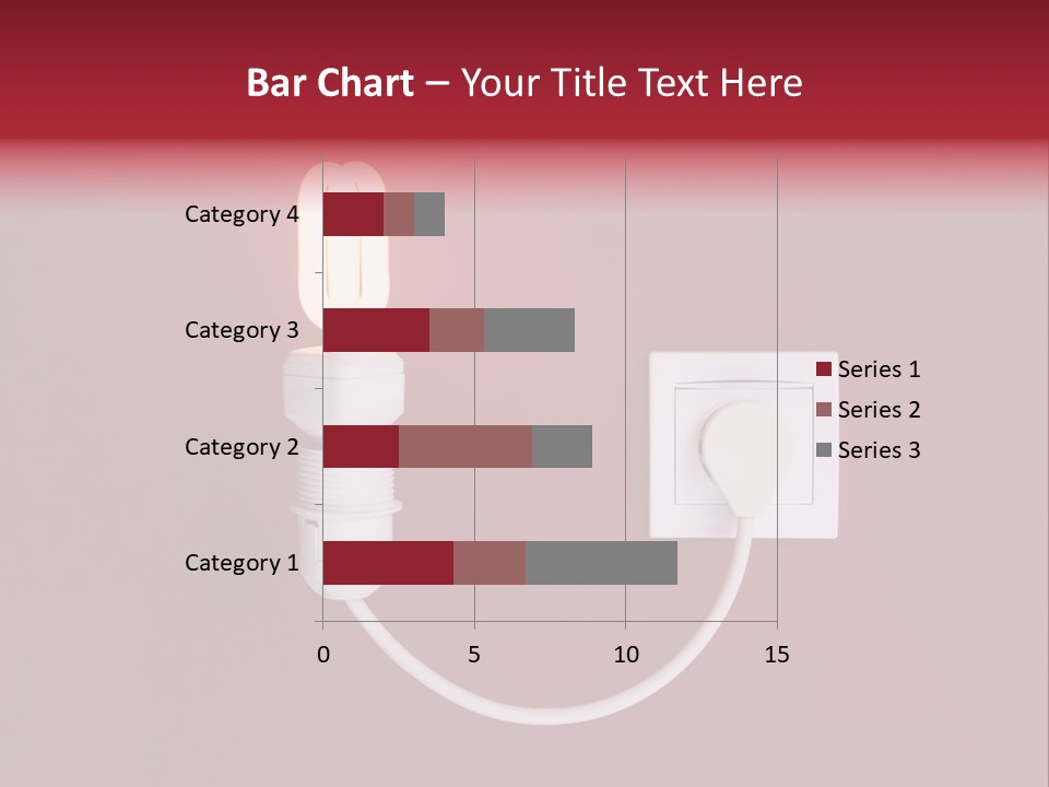 Electricity Energy Red PowerPoint Template