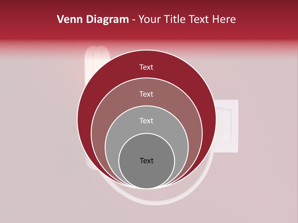 Electricity Energy Red PowerPoint Template