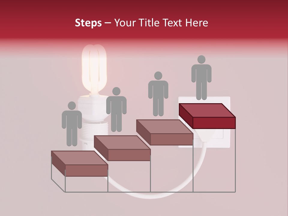 Electricity Energy Red PowerPoint Template