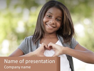 Child Youthful Young PowerPoint Template