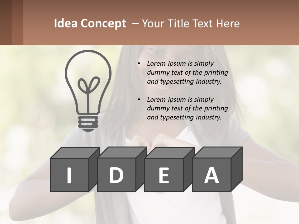 Child Youthful Young PowerPoint Template