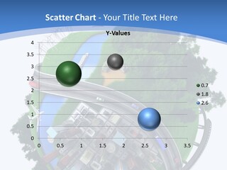 Plane Forest White PowerPoint Template