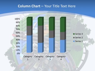 Plane Forest White PowerPoint Template