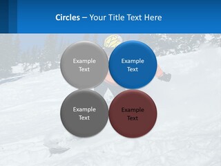 Freeze Snowboarding Teenagers PowerPoint Template