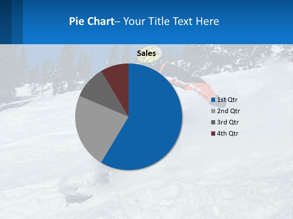Freeze Snowboarding Teenagers PowerPoint Template