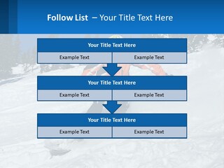 Freeze Snowboarding Teenagers PowerPoint Template