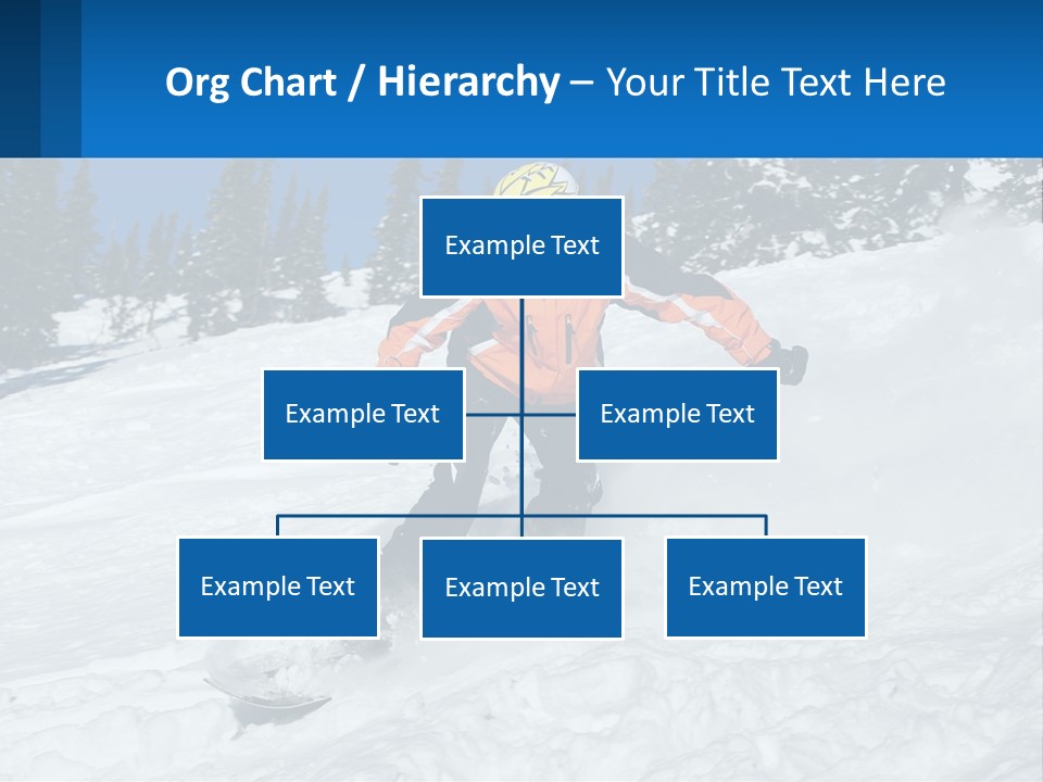 Freeze Snowboarding Teenagers PowerPoint Template