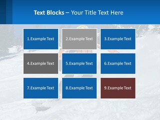 Freeze Snowboarding Teenagers PowerPoint Template