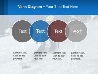 Freeze Snowboarding Teenagers PowerPoint Template