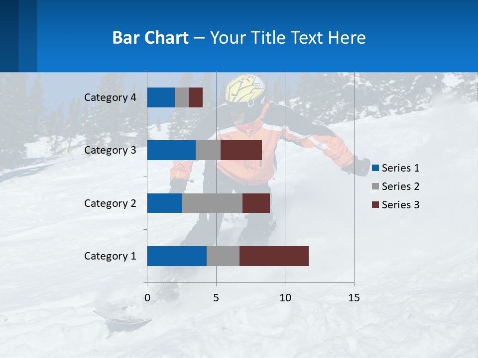 Freeze Snowboarding Teenagers PowerPoint Template