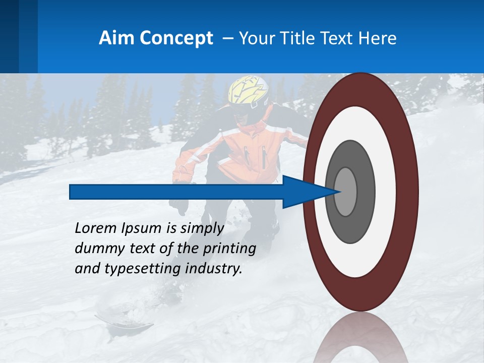 Freeze Snowboarding Teenagers PowerPoint Template