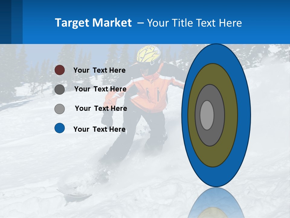 Freeze Snowboarding Teenagers PowerPoint Template