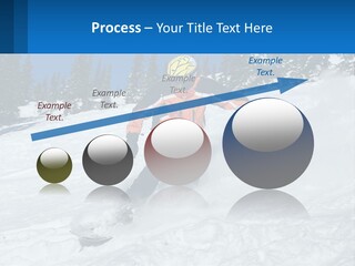 Freeze Snowboarding Teenagers PowerPoint Template