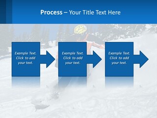 Freeze Snowboarding Teenagers PowerPoint Template