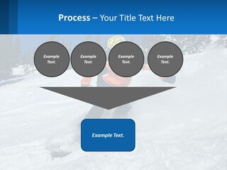 Freeze Snowboarding Teenagers PowerPoint Template