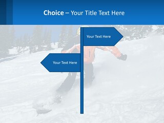 Freeze Snowboarding Teenagers PowerPoint Template