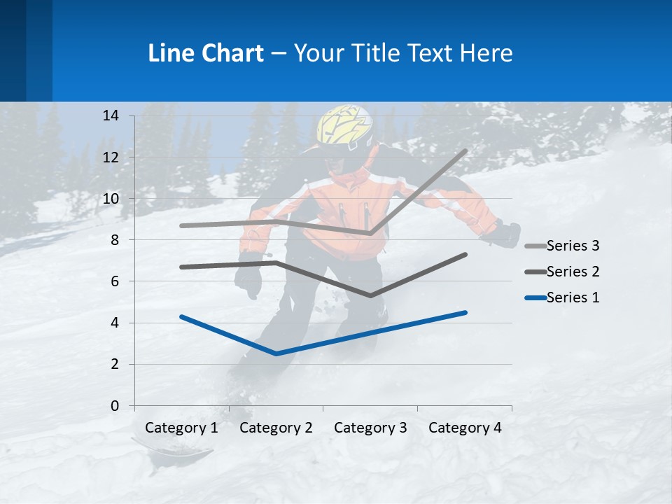 Freeze Snowboarding Teenagers PowerPoint Template