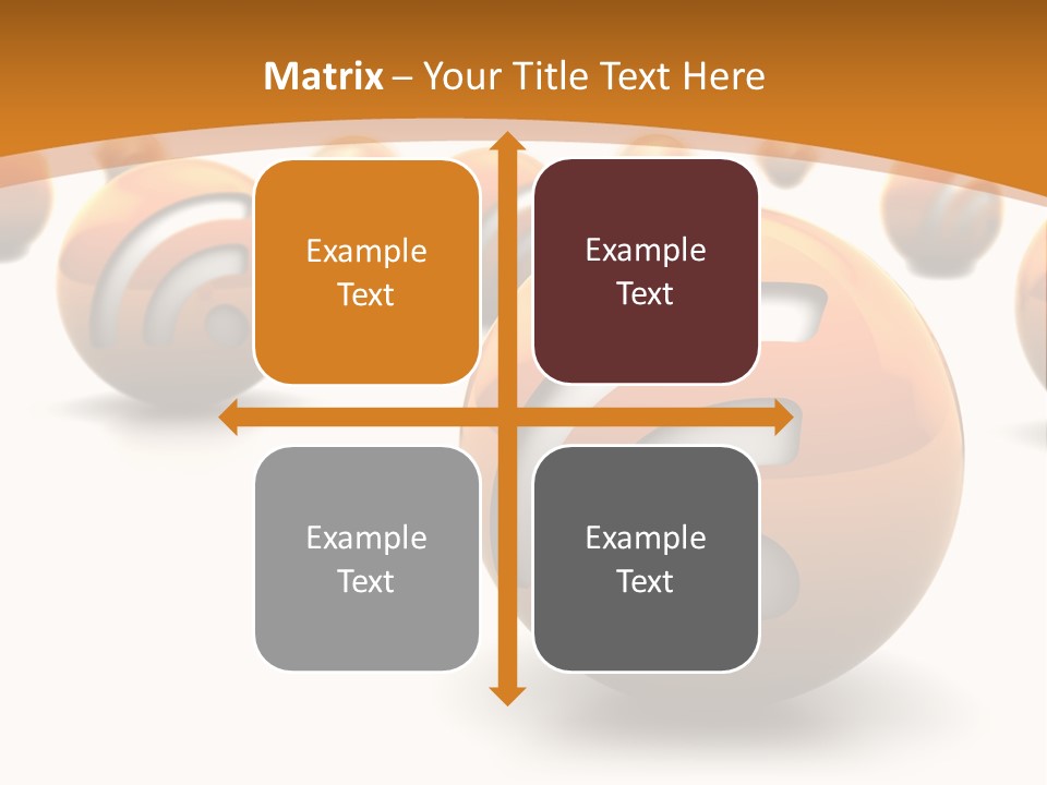 Blog Ball Computer PowerPoint Template