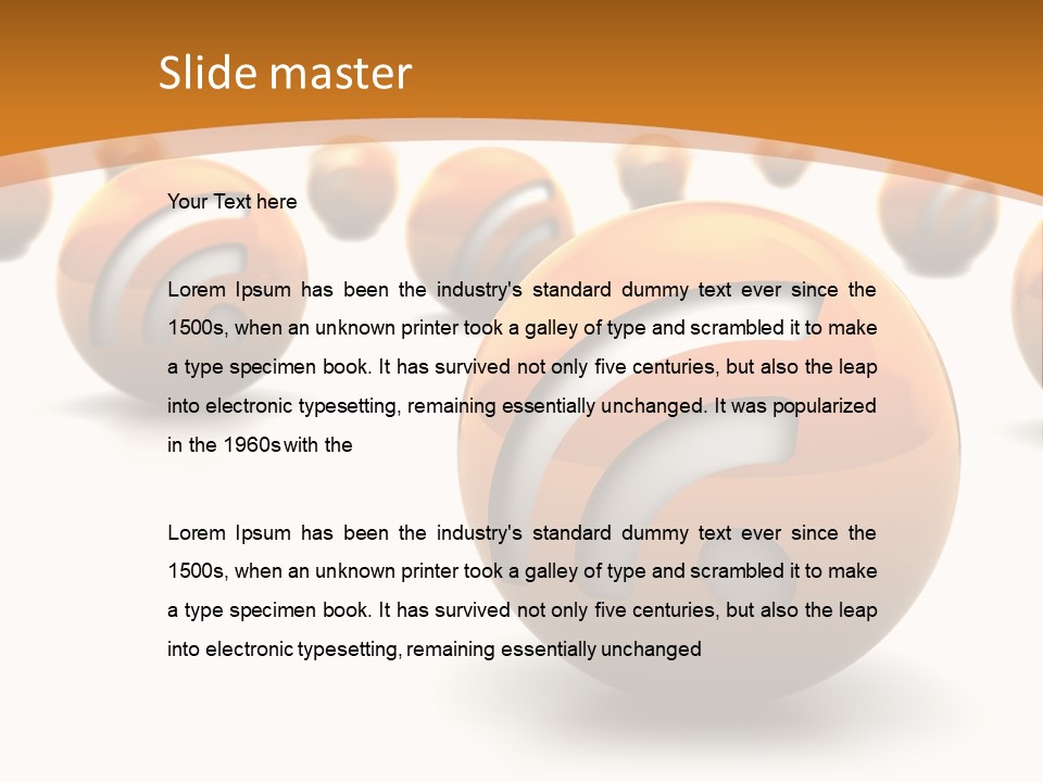 Blog Ball Computer PowerPoint Template