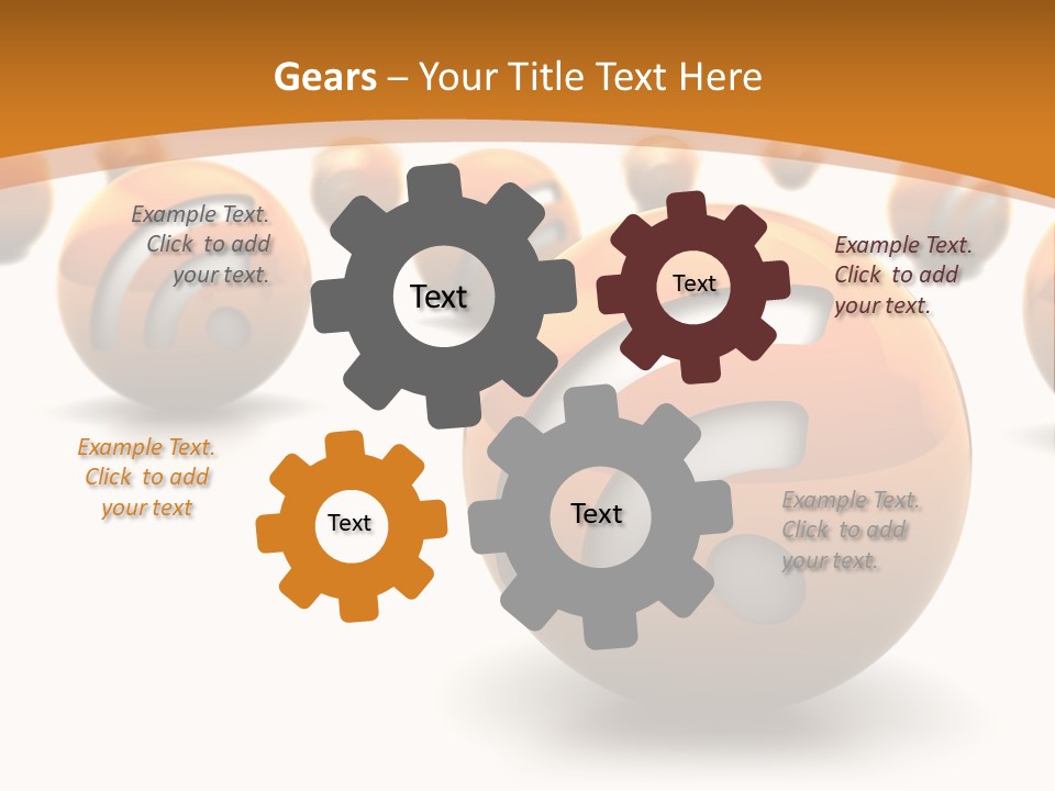 Blog Ball Computer PowerPoint Template