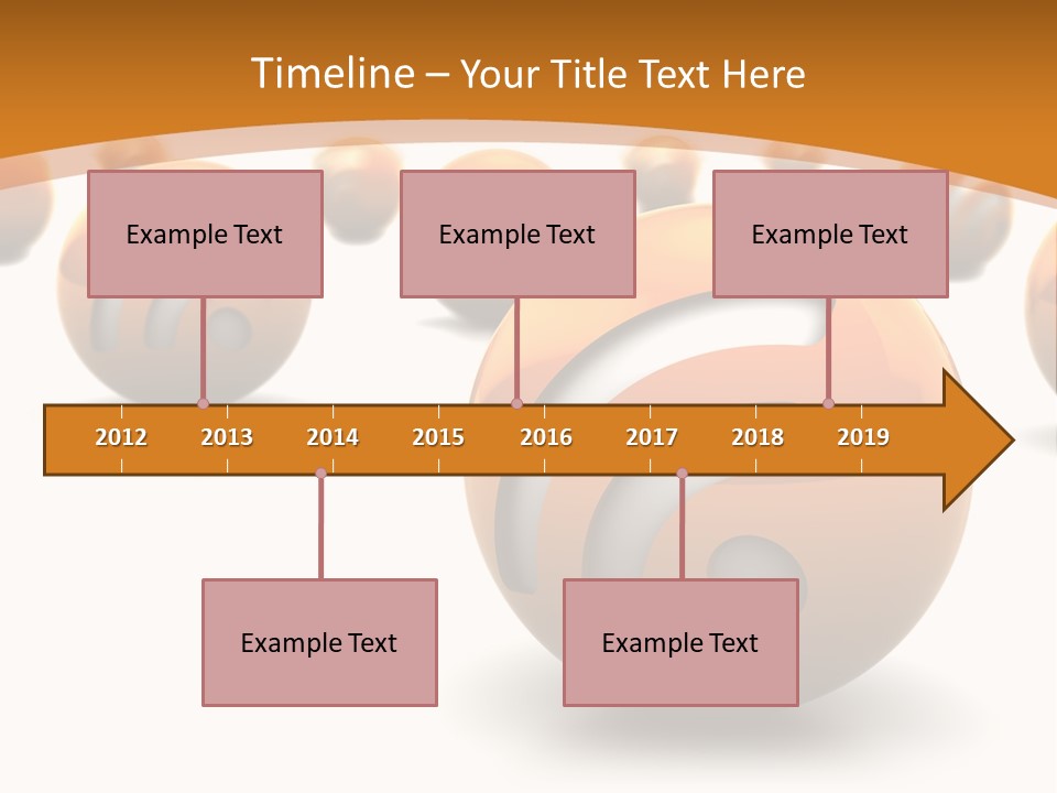 Blog Ball Computer PowerPoint Template
