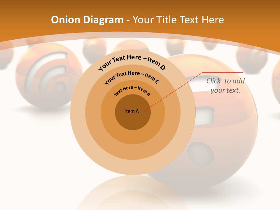 Blog Ball Computer PowerPoint Template