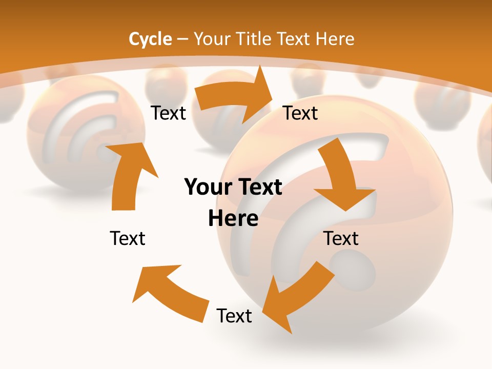 Blog Ball Computer PowerPoint Template