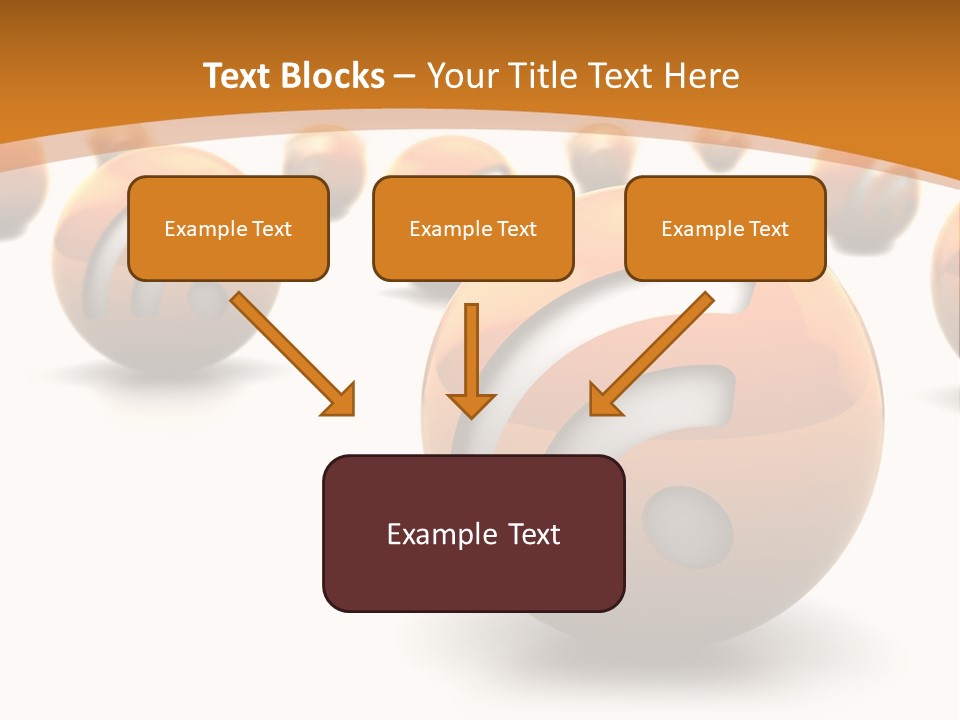 Blog Ball Computer PowerPoint Template
