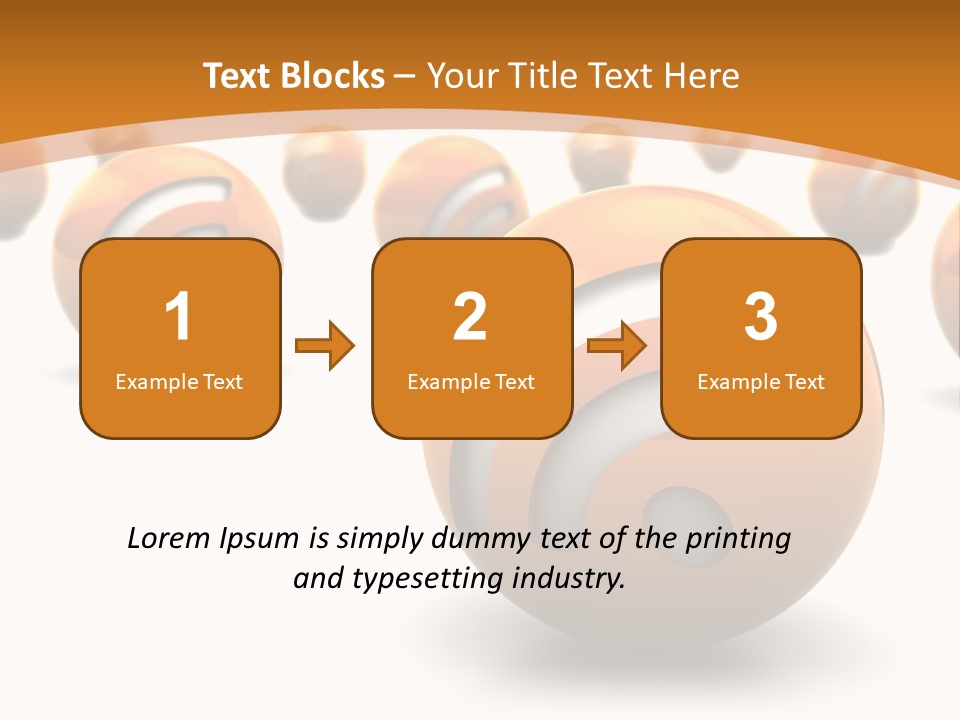 Blog Ball Computer PowerPoint Template