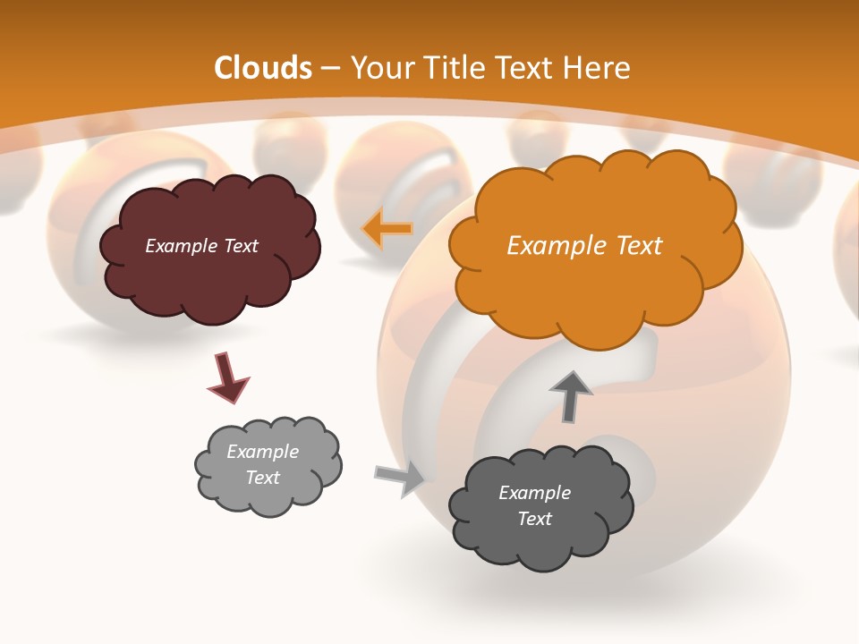 Blog Ball Computer PowerPoint Template