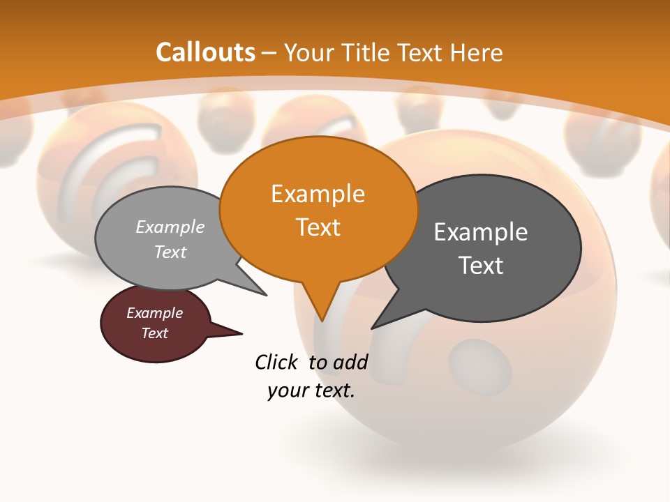 Blog Ball Computer PowerPoint Template