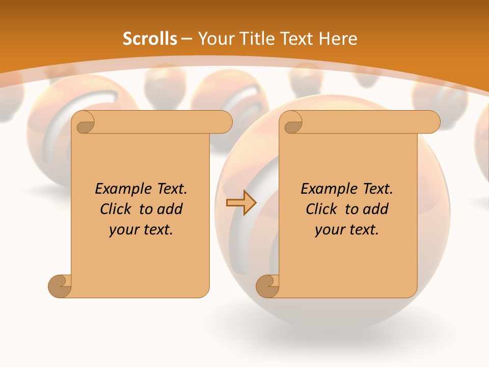 Blog Ball Computer PowerPoint Template