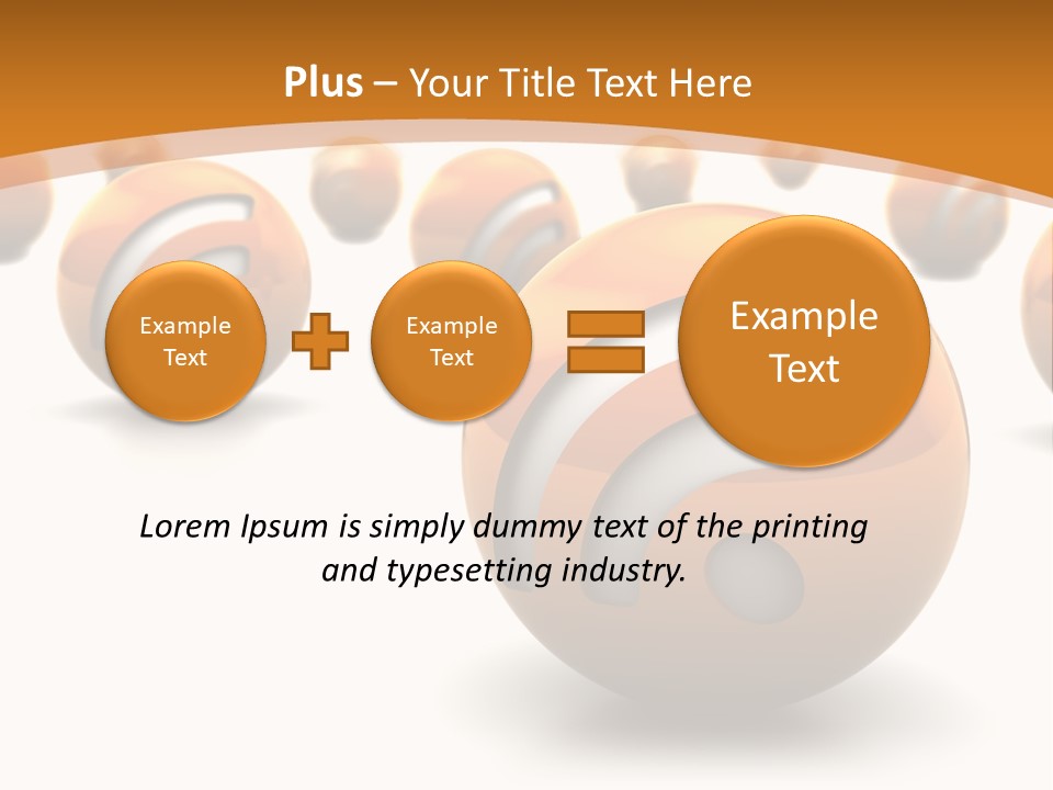 Blog Ball Computer PowerPoint Template