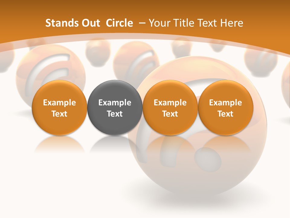 Blog Ball Computer PowerPoint Template