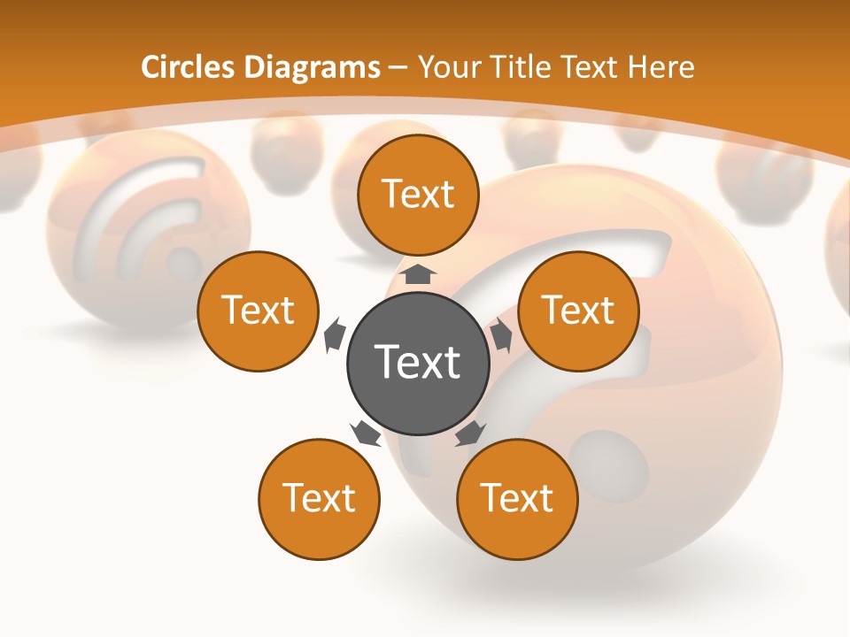 Blog Ball Computer PowerPoint Template